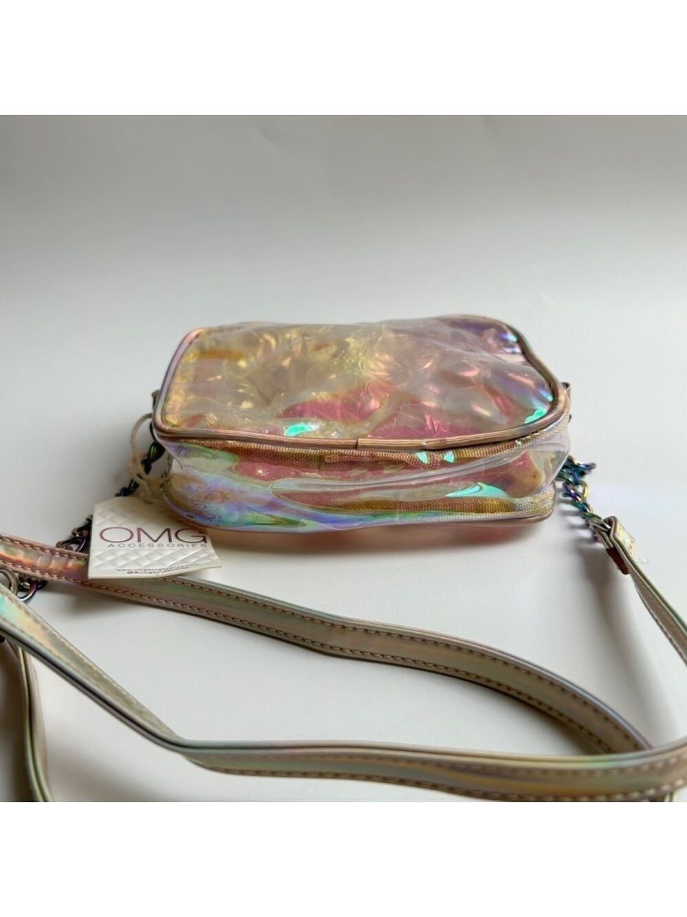 NWT OMG Unicorn Iridescent Crossbody Bag - Picture 9 of 9